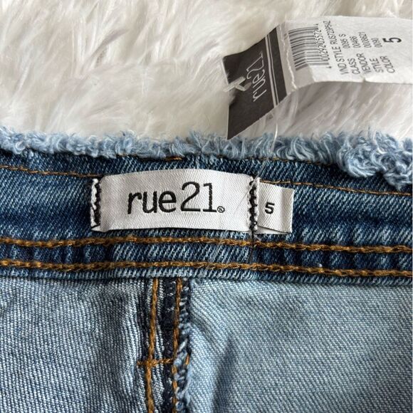 Rue 21 Jean Shorts High Rise New Womens Size 5 - Picture 7 of 8